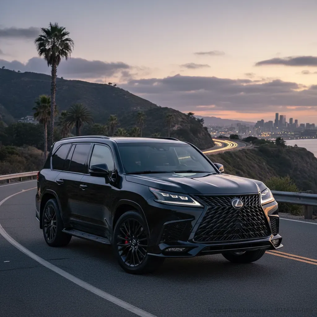 Lexus LX600 F SPORT 2026 với thiết kế lưới tản nhiệt v&agrave; m&acirc;m xe thể thao đặc trưng