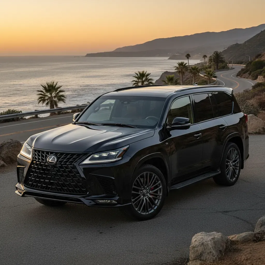Lexus LX600 F SPORT với lưới tản nhiệt v&agrave; bộ m&acirc;m thể thao to&aacute;t l&ecirc;n vẻ năng động v&agrave; mạnh mẽ