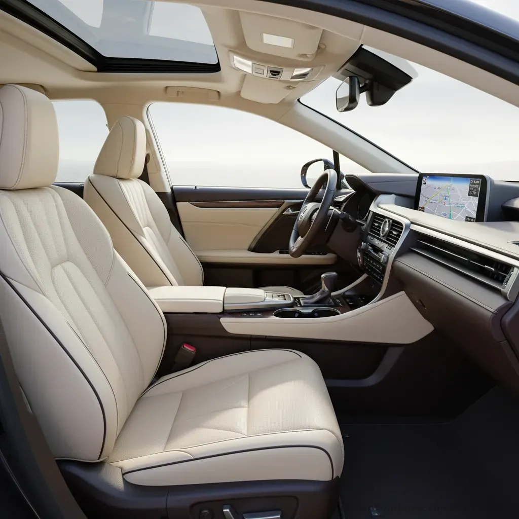 Nội thất Lexus RX350h Sự kết hợp hoàn hảo giữa tiện nghi và công nghệ