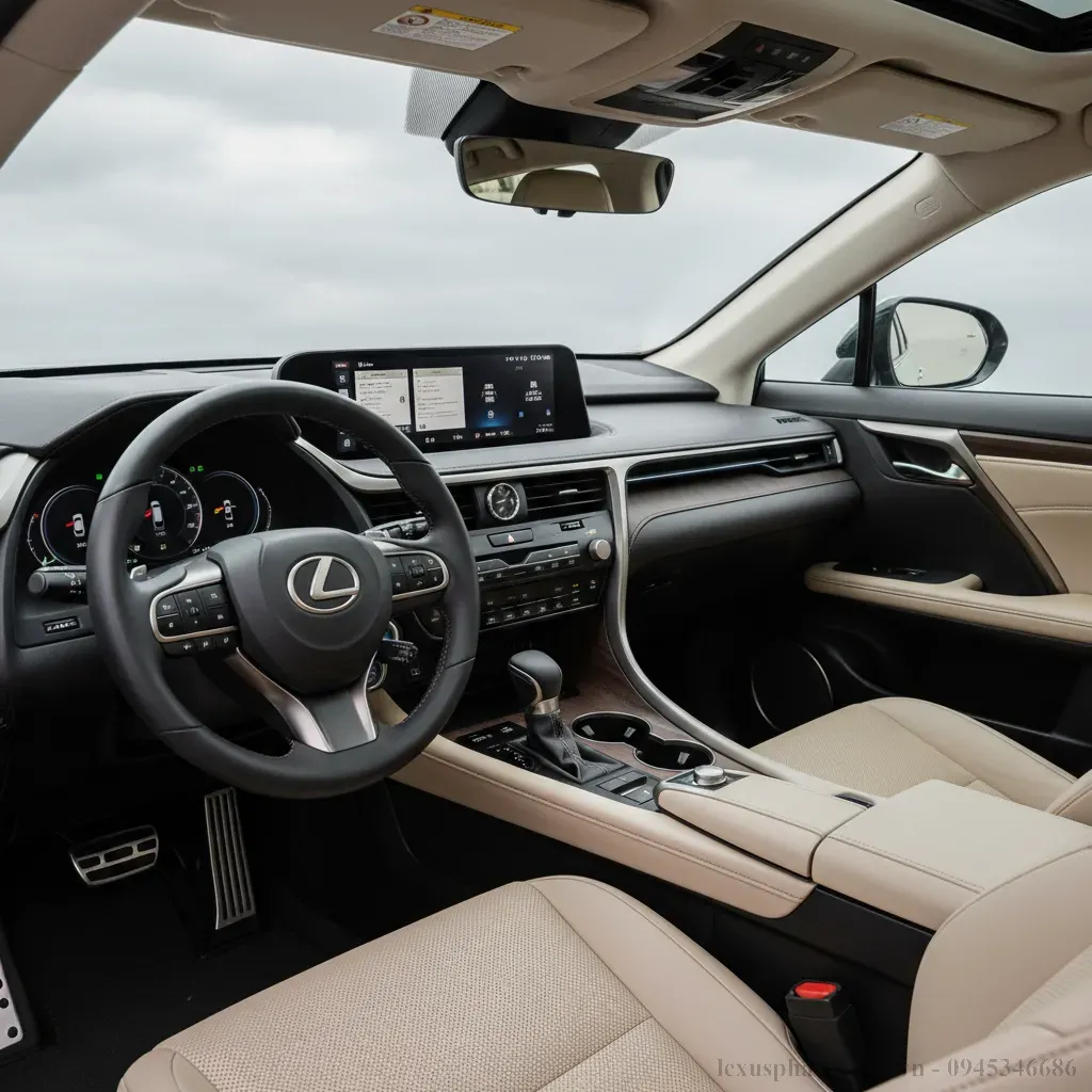 Nội thất Lexus RX 2026  Nơi c&ocirc;ng nghệ ELatch mang đến sự tiện nghi v&agrave; an to&agrave;n vượt trội