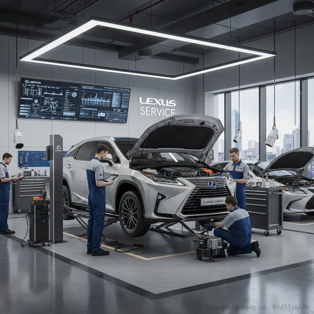 Lexus Hybrid luôn cần được bảo dưỡng định kỳ để giữ vững phong độ và hiệu suất