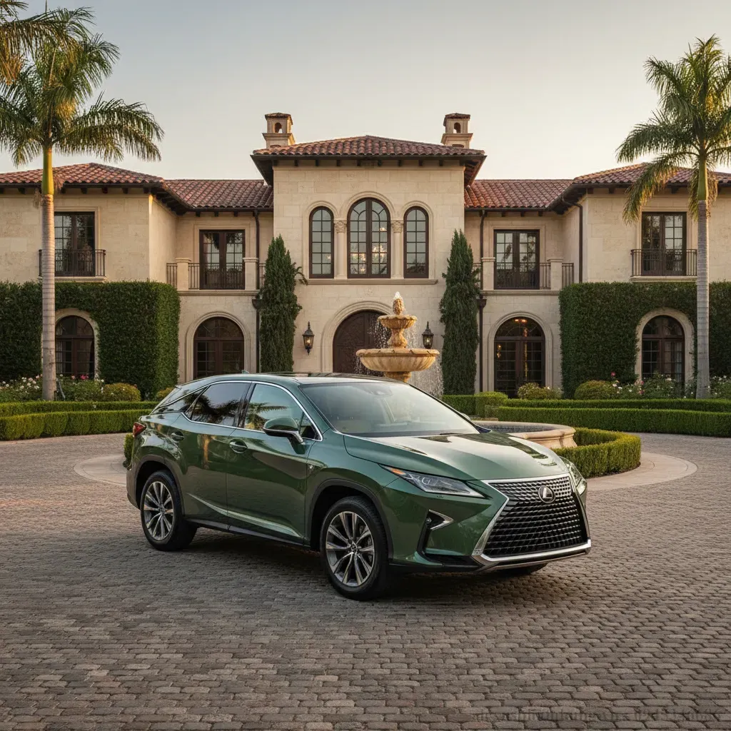 Lexus RX350 xanh r&ecirc;u Biểu tượng của sự sang trọng v&agrave; c&aacute; t&iacute;nh