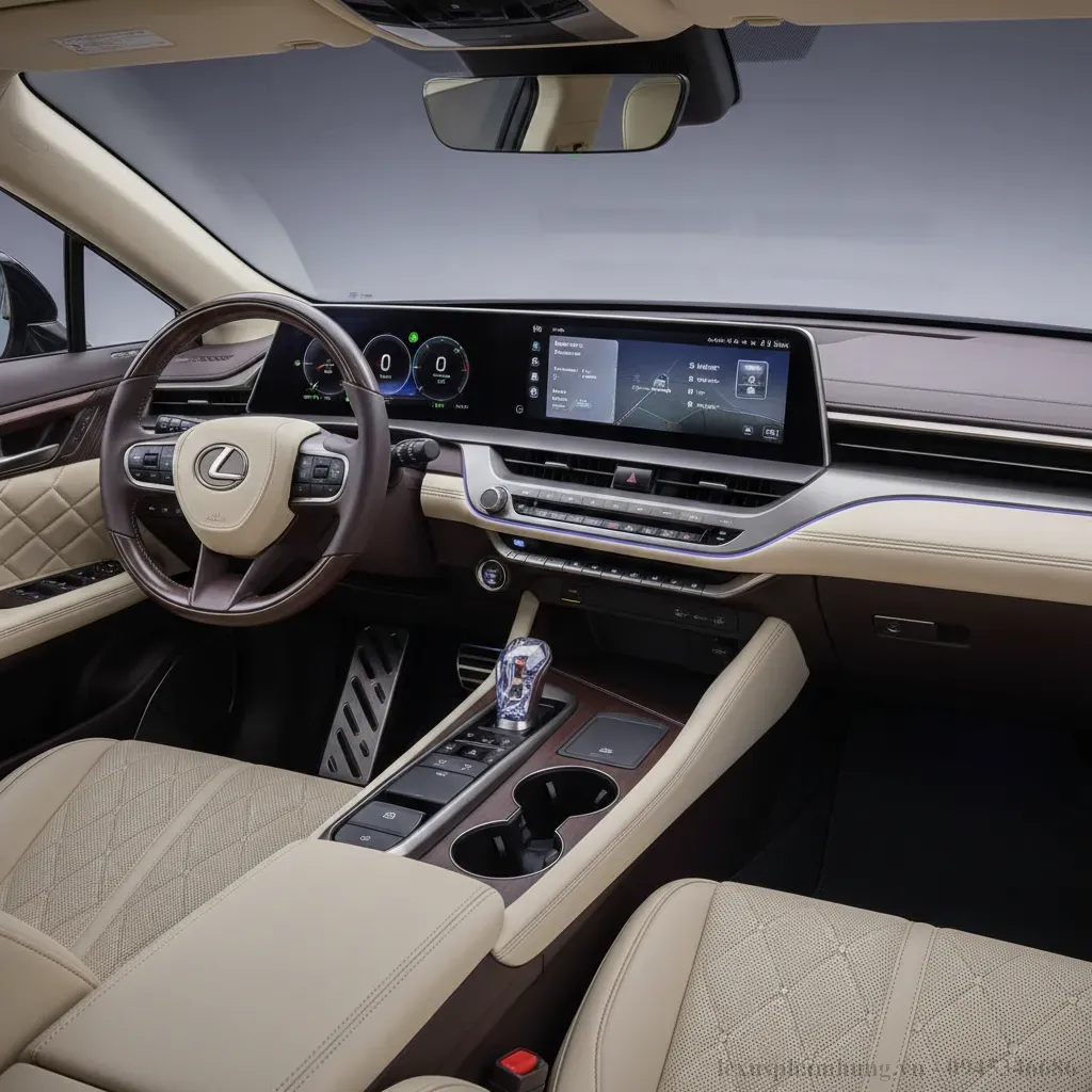 Nội thất sang trọng đẳng cấp của Lexus RX 350 2026 hứa hẹn mang đến trải nghiệm tuyệt vời với c&aacute;c vật liệu cao cấp v&agrave; thiết kế tinh xảo