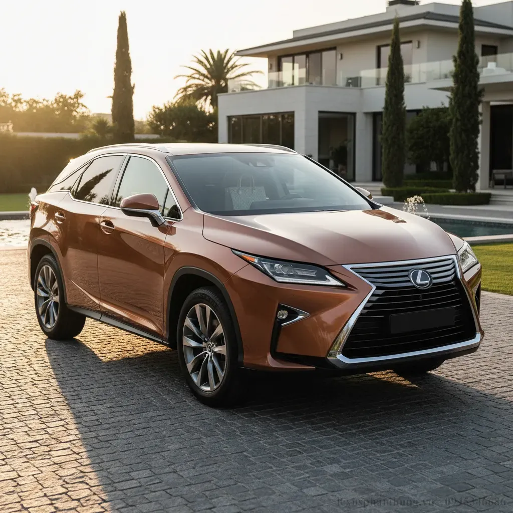 Lexus RX350 m&agrave;u đồng nổi bật với vẻ đẹp tinh tế v&agrave; sang trọng