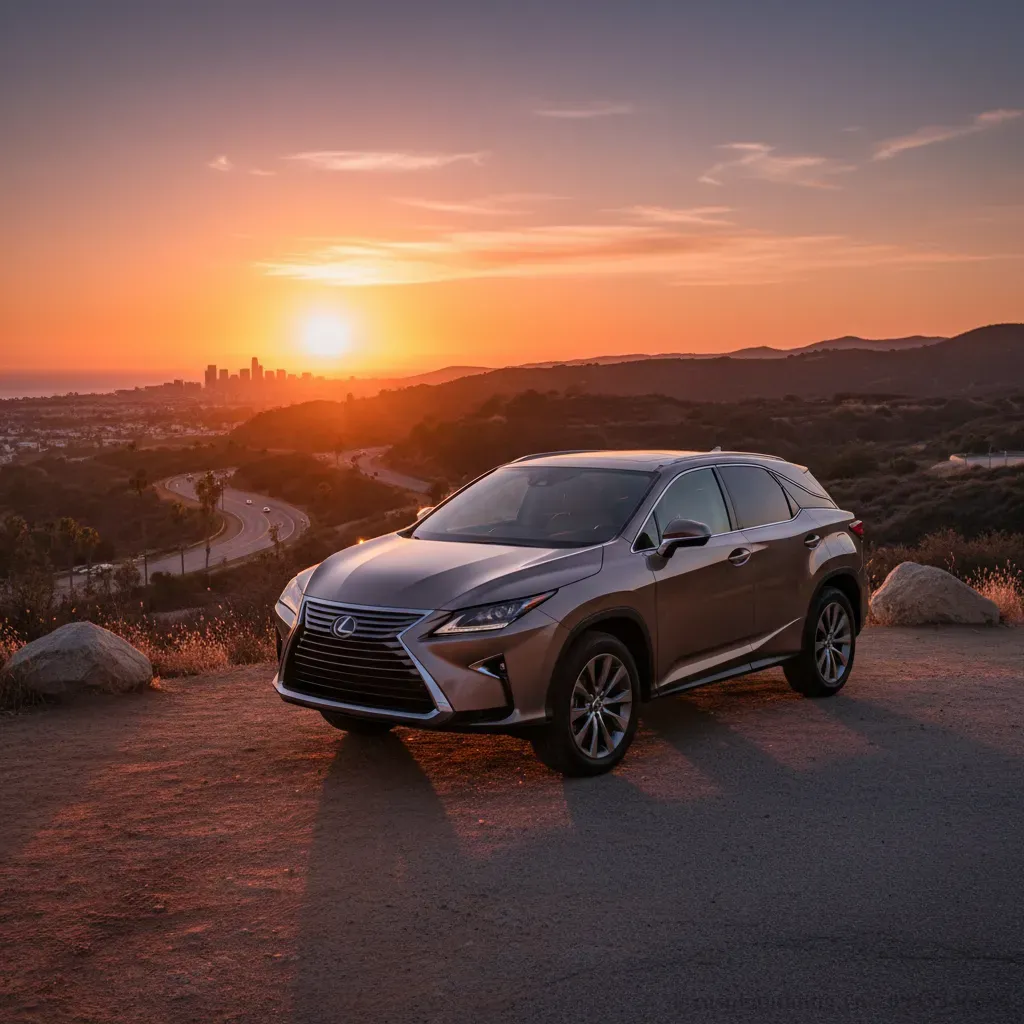 Sắc đồng của Lexus RX350 lấp l&aacute;nh dưới nắng thay đổi theo từng g&oacute;c nh&igrave;n