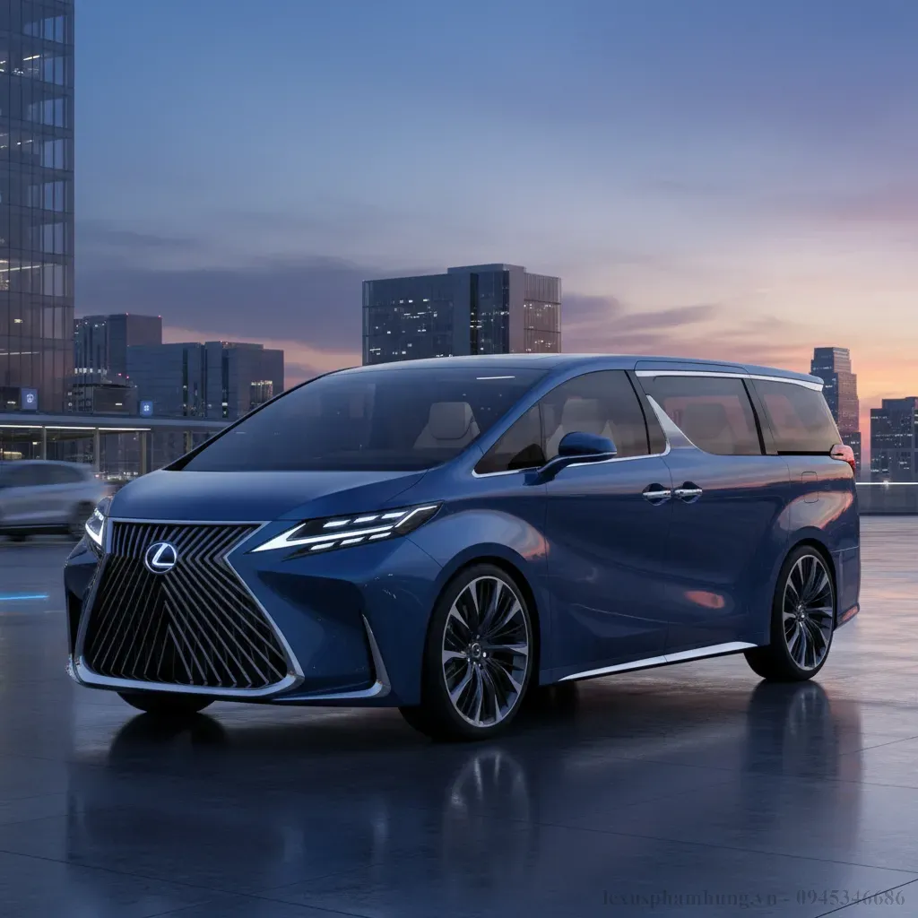 Lexus LM 2026 với ngôn ngữ thiết kế mới pha trộn giữa mạnh mẽ và tinh tế