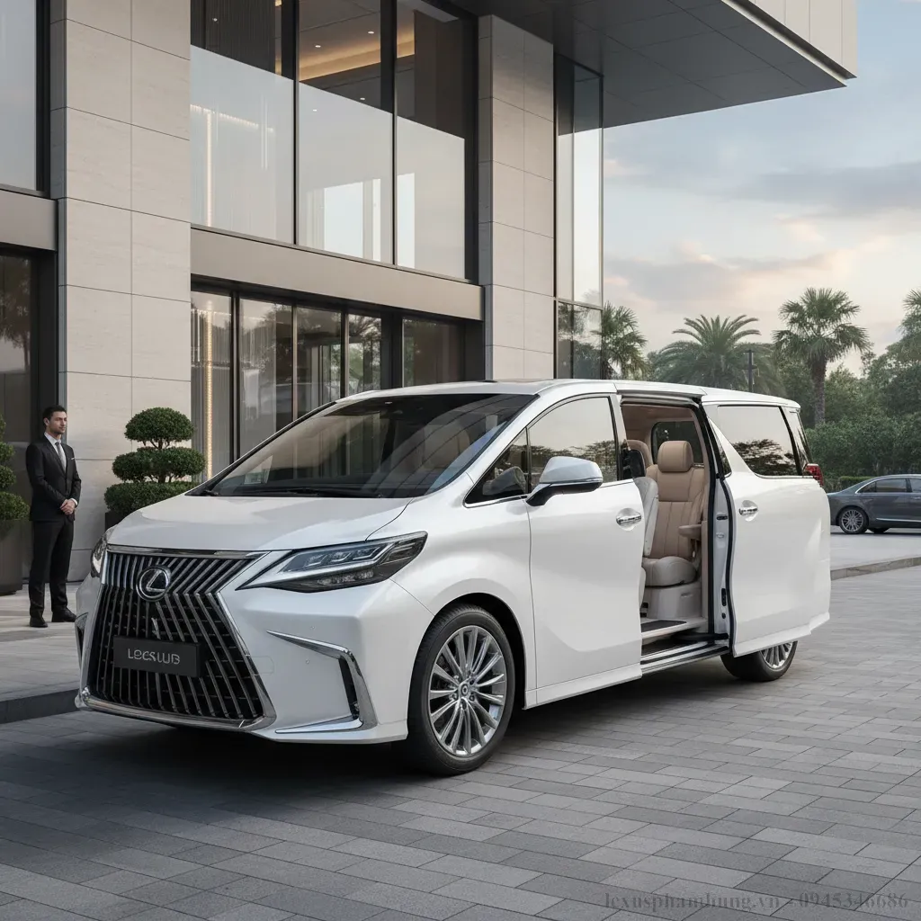 Lexus LM 2026 với thiết kế ngoại thất đẳng cấp và sang trọng